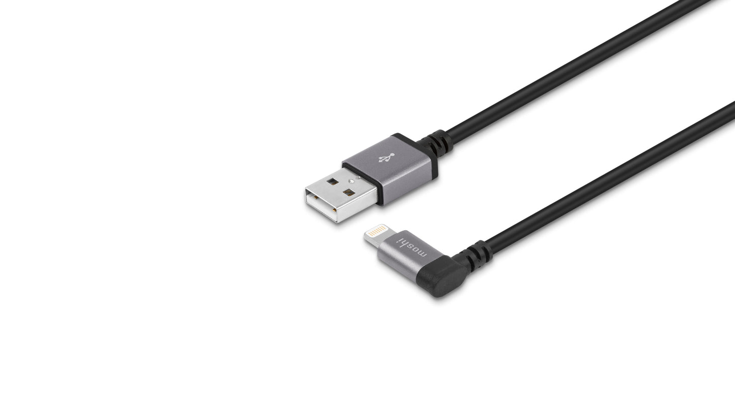 Lightning to USB Cable with 90-degree connector 5 ft (1.5 m)